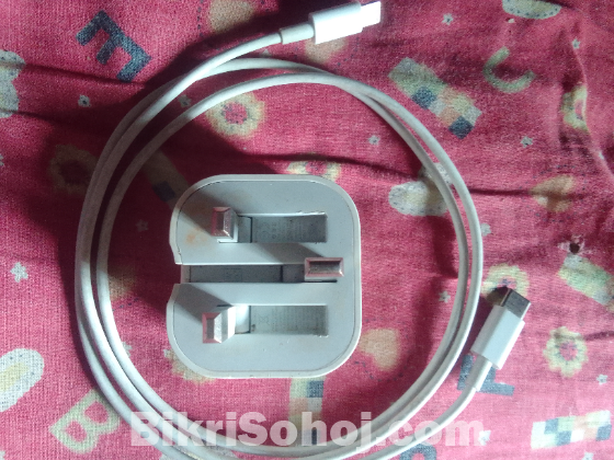 Apple tipe C cable + Adapter 20W